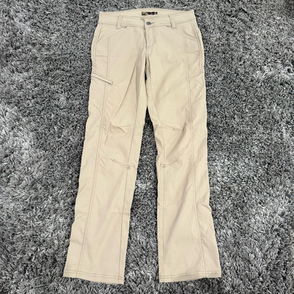 Prana Convertible Hiking Pants in Khaki, Size US 4 - Picture 1 of 6